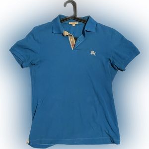 Blue Burberry Polo. Size Small. Great Condition